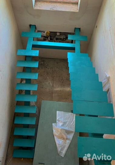 Лестница в стиле лофт