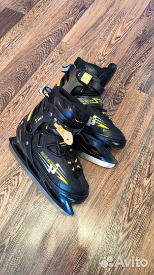 Коньки для мальчика раздвижные ледовые rush action