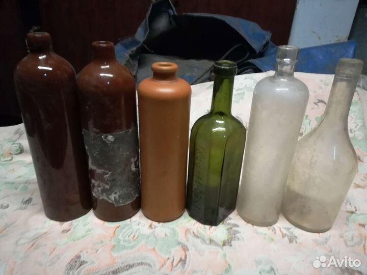 Старинные бутылки