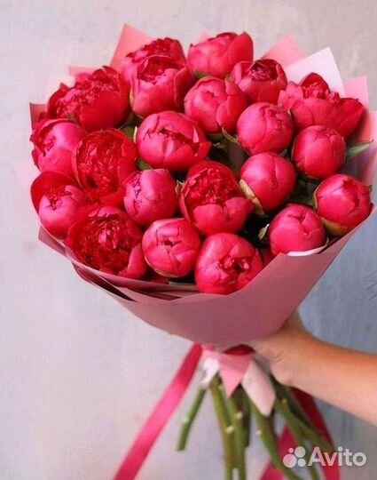 Пионы Букеты Цветы Доставка