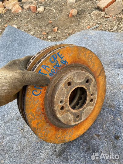 Диски тормозные,Передние/Задние Hyundai Santa Fe 1