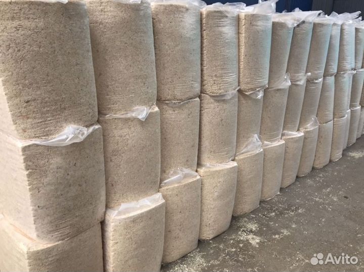 Опилки в брикетах Стружка от производителя