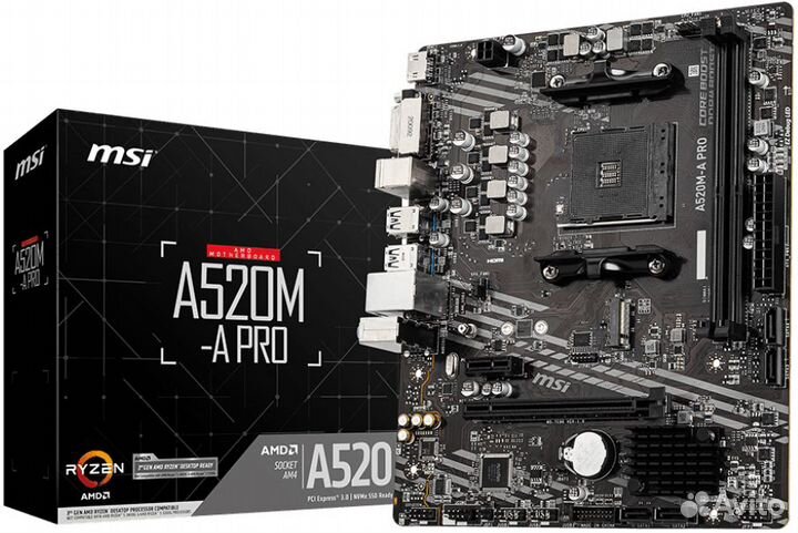 Материнская плата MSI A520M-A PRO