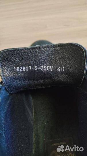 Ботинки из натуральной замши 40р