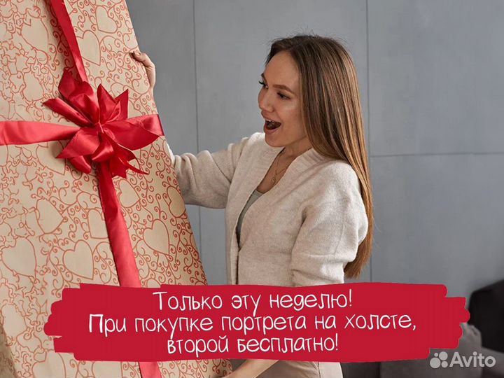 Портреты по фото на холсте.На заказ