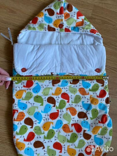 Конверт для новорожденного летний хлопок новый