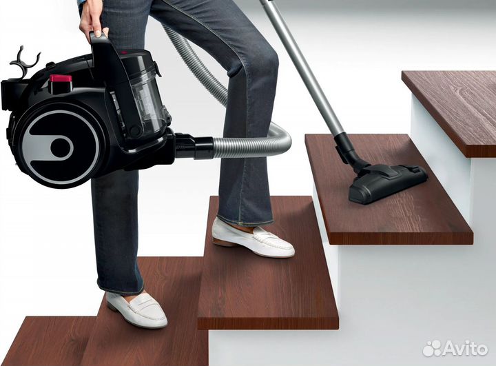 Контейнерный пылесос Bosch BGS05BA2T Чёрный