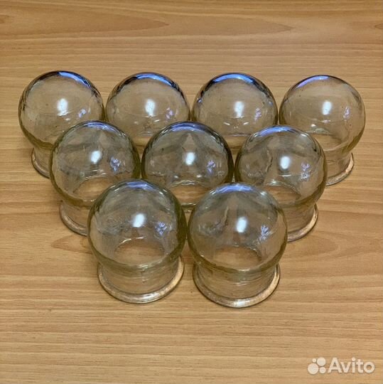 Медицинские стеклянные банки для массажа СССР