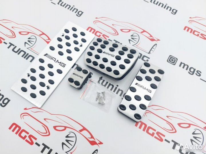 Накладки на педали Mercedes AMG на A-Class W176