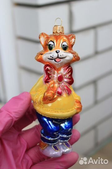 Елочные игрушки irena Кот Леопольд