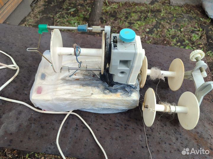 Электрическая прялка для шерсти