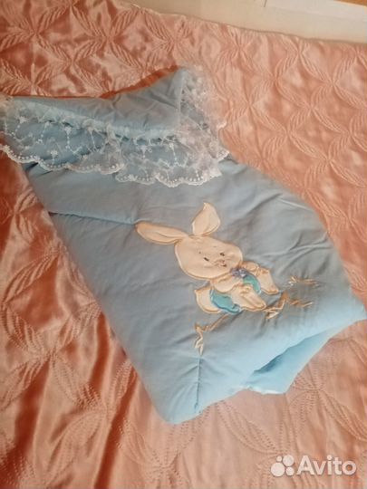 Конверт-одеяло на выписку и прогулку зимний