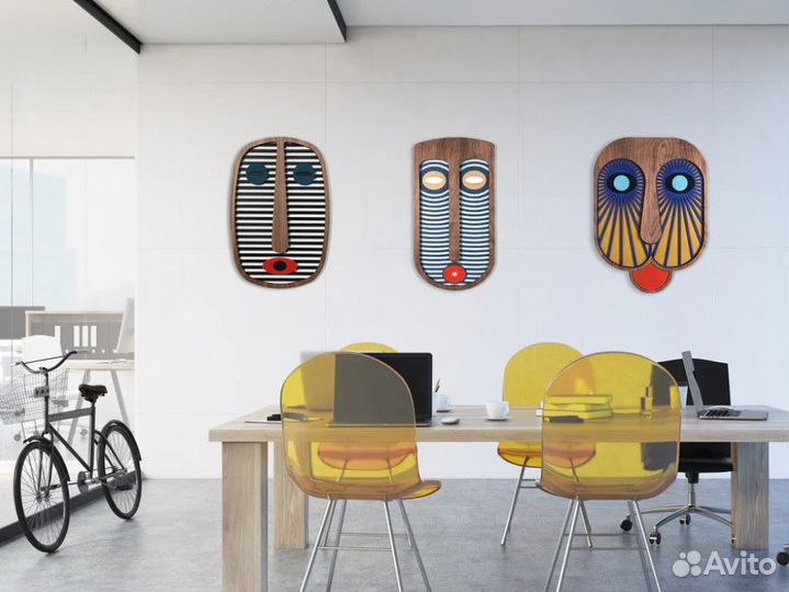 Африканское панно Маска 313