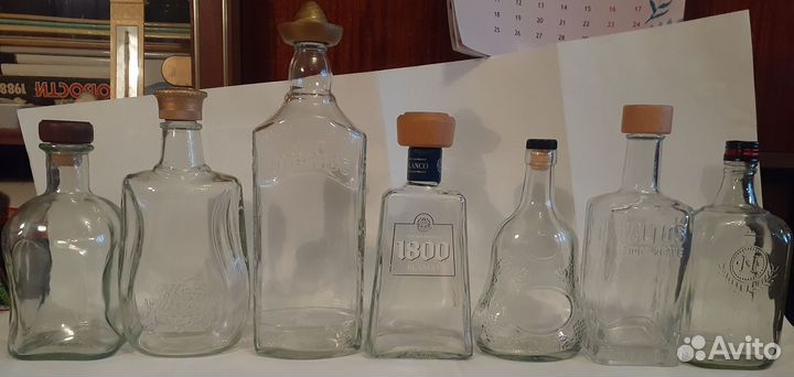 Бутылки из-под редкого алкоголя
