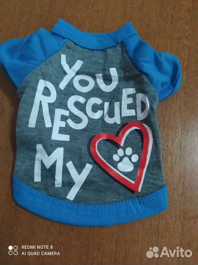 Футболка для собак и кошек