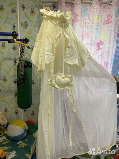 Балдахин в кроватку с держателем