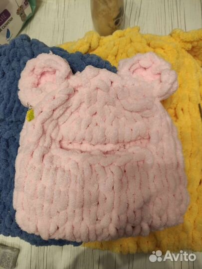 Балаклава вязаная с ушками много разных видов