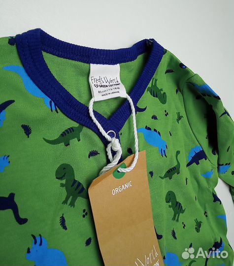 BY green cotton мальчик 80см