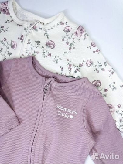 Комплект слипов 62 для новорожденных