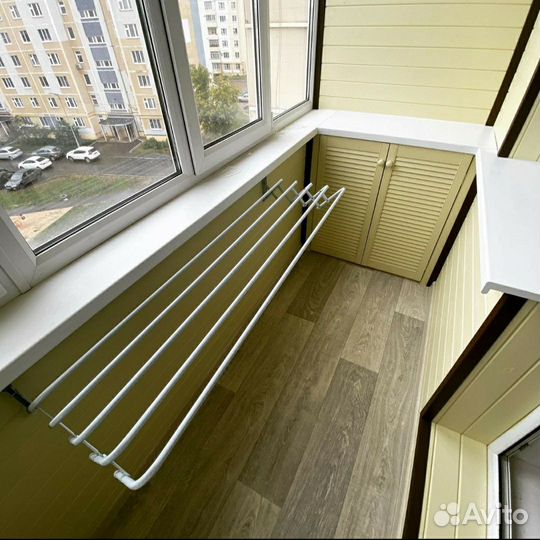 Утепление балконов, обшивка и остекление в Казани