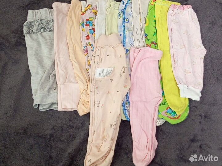 Детские вещи пакетом для девочки от 3 месяцев
