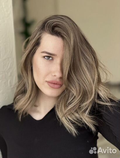 Окрашивание airtouch, Шатуш, Бразильский блонд