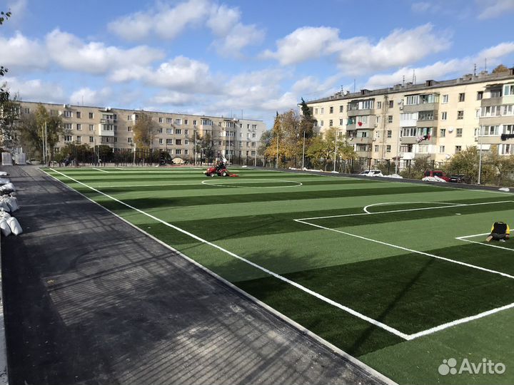 Укладка искусственного газона