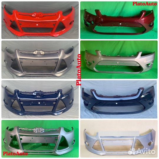 Передний бампер Ford Focus 2 3 2008-2015 (18)
