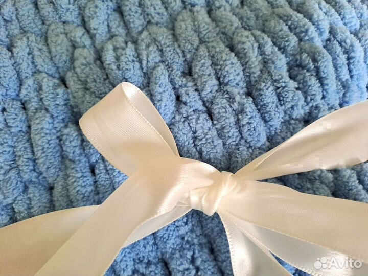 Плед вязаный