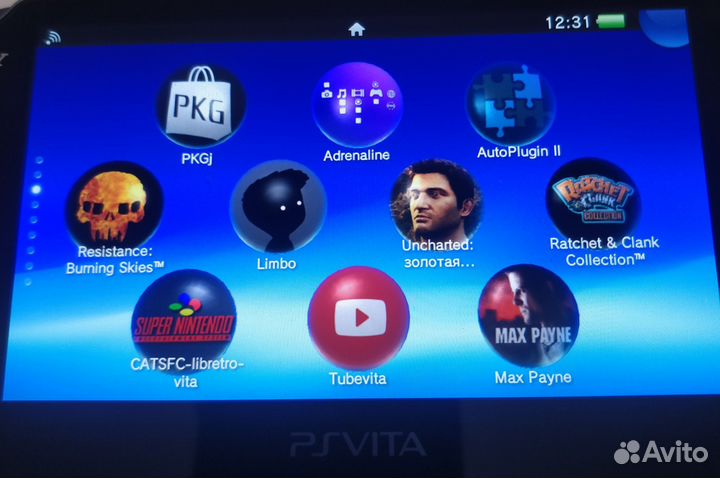 Sony ps vita 128gb +80 игр