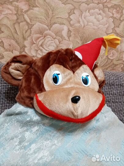 Новогодняя маска мартышка обезьяна