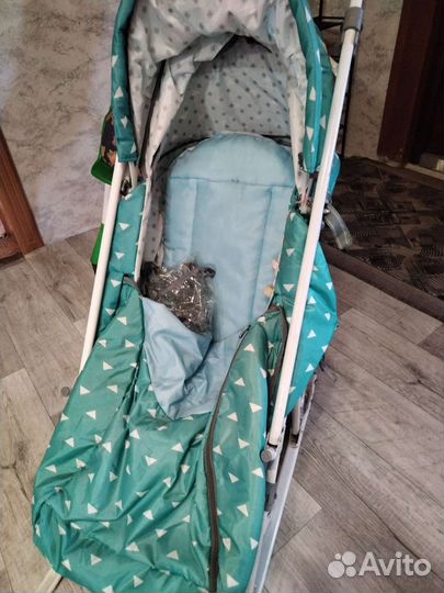 Детские санки коляска