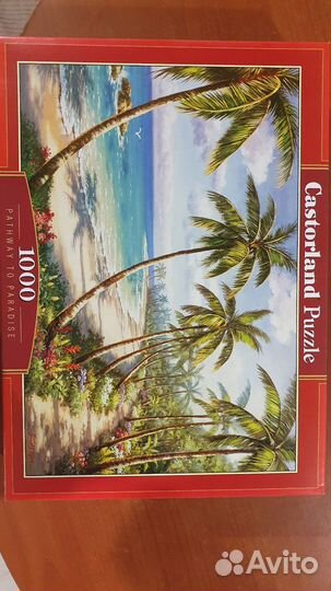 Пазлы 1000 деталей пляж