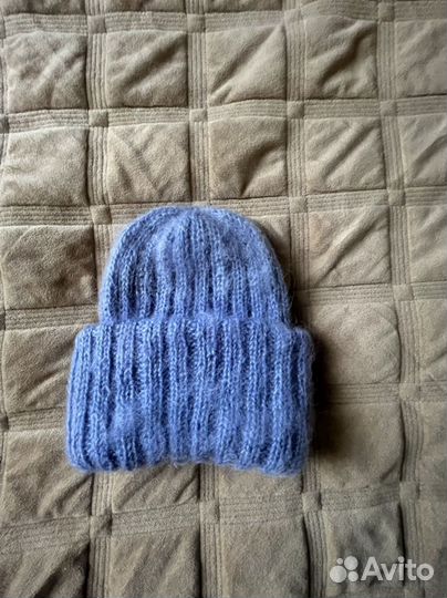 Шапка из пуха норки теплая