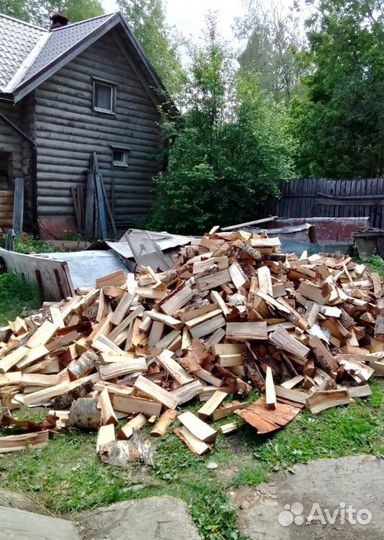 Дрова сухие в укладку любого объема