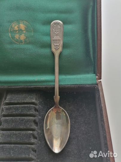 Раритетный набор чайных ложек СССР мельхиор