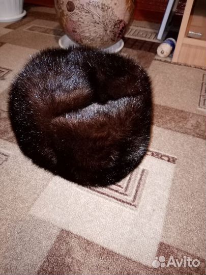 Норковая шапка мужская