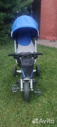 Велосипед коляска с ручкой