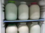Молоко коровье домашнее