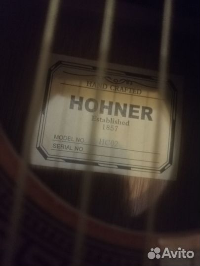 Классическая гитара hohner HC-02