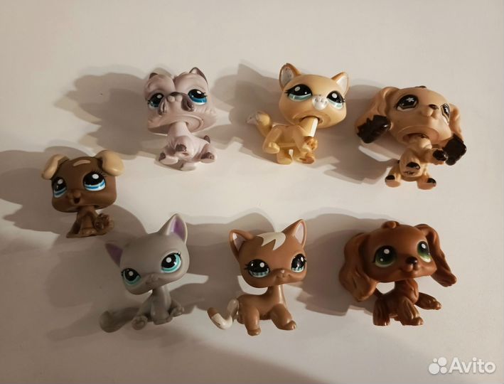 Littlest pet shop лот 1170 стоячка чёлка коллекция