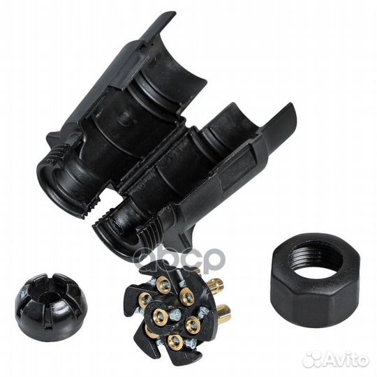 Вилка прицепа 7 контактов пластик ATE-01 airline