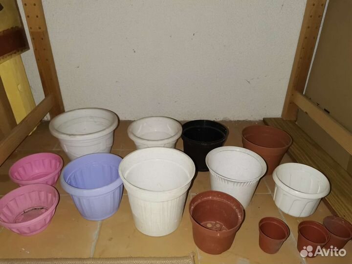 Пластиковые горшки