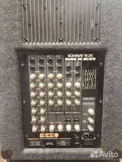 Активные колонки, микшер, микрофоны