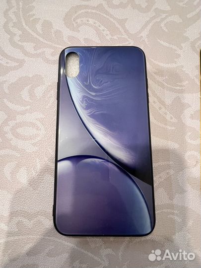 Чехол из закаленного стекла на iPhone xs max