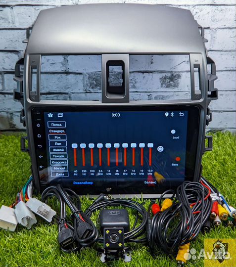 Магнитола 2/32 Toyota Corolla e140/e150+камера