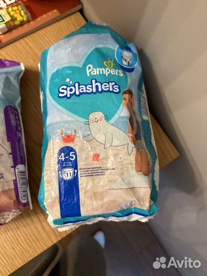 Памперсы трусики для плаванья бассейна