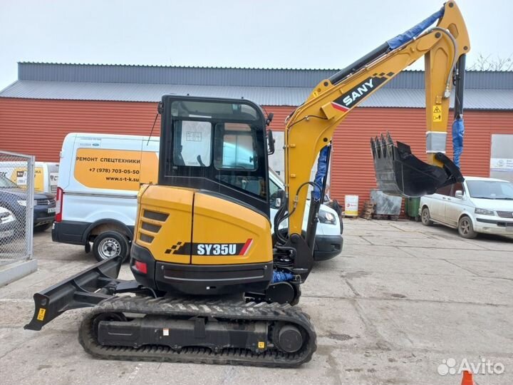 Мини-экскаватор SANY SY35U, 2024