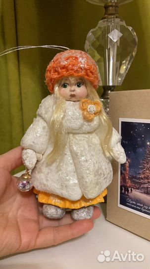 Ватные игрушки ручной работы