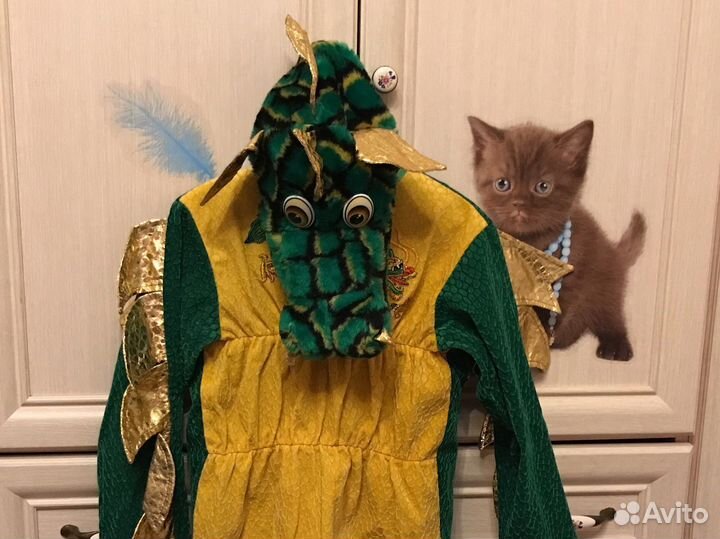 Карнавальный костюм Дракон р. 34